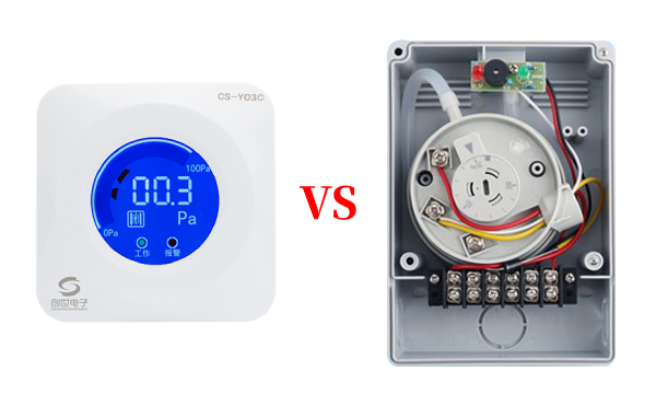 余壓傳感器對(duì)比機(jī)械式壓力開關(guān)（也有叫機(jī)械式壓差控制器）