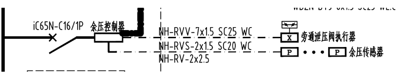 余壓監控電氣專業施工圖紙